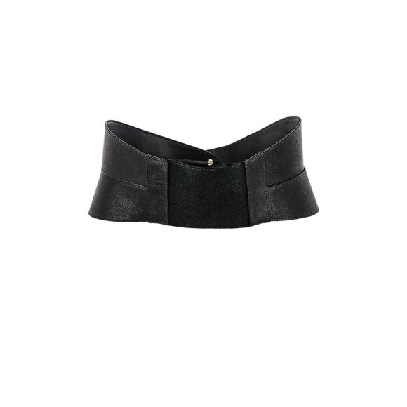 Raina Gaga Belt in Black Small/Medium New Womens Thick Leather wrap - Picture 3 of 10